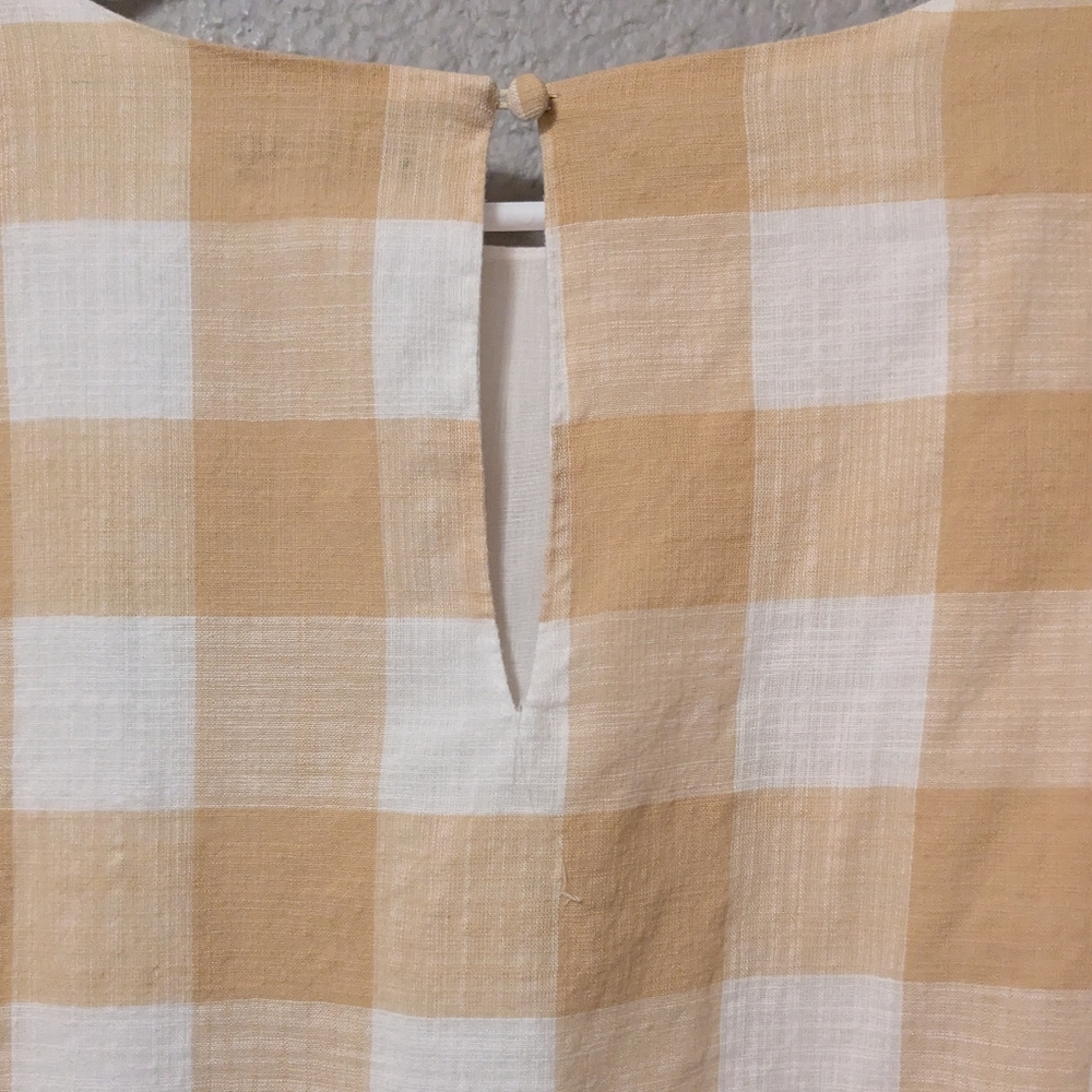 Who What Wear Checkered Shift Dress with Belt Sz. XXL - Picture 6 of 8